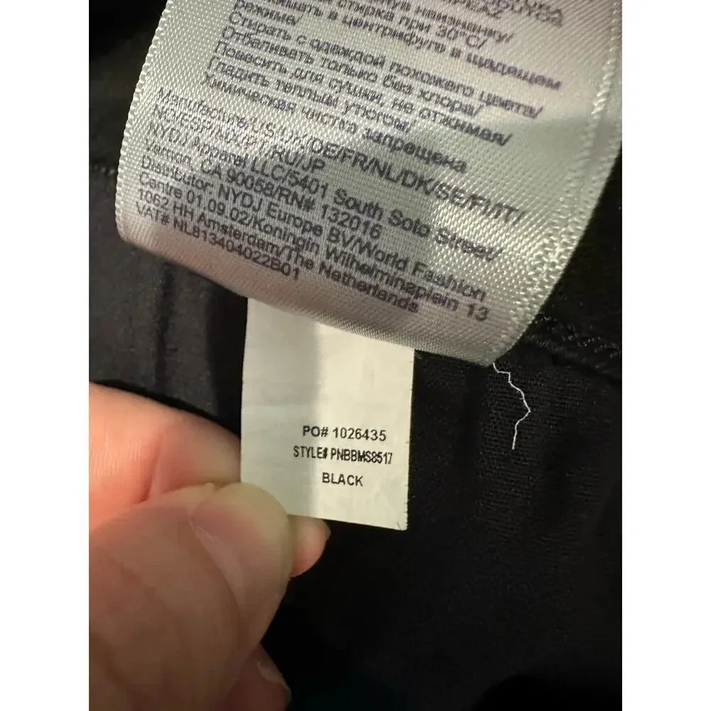 NWOT NYDJ Marilyn‎ Straight Leg Jeans in Black - Picture 6 of 6